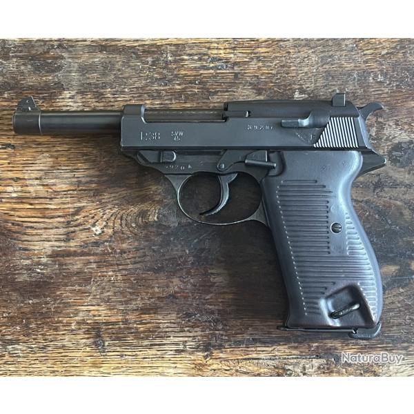 Pistolet Walther P38 SVW45 Fabrication Mauser en 1945 Sous Contr�le Fran�ais Etat Neuf 9x19 Luger