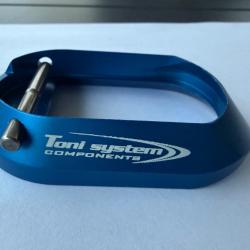 Puits de chargeur / Magwell TONI SYSTEM aluminium - STI / Staccato 2011 - Bleu