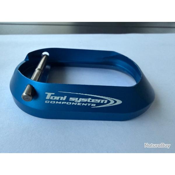 Puits de chargeur / Magwell TONI SYSTEM aluminium - STI / Staccato 2011 - Bleu