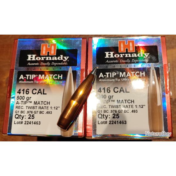 50 ogives cal.416 500gr A-TIP Match