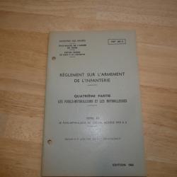 Manuel de cours d'armement sur le FM BAR 1918 A2 en 7.62x63 mm dat&eacute; 1964