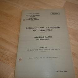 Manuel de cours d'armement sur les Munitions de canons sans recul