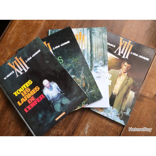 BD XIII tomes 1 � 4, Vance & Van Hamme - Dargaud