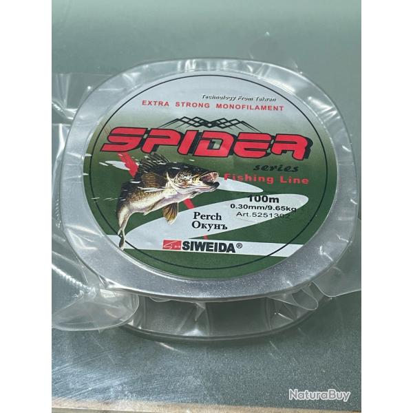 FIL DE PECHE POUR LA PERCHE 0,30 mm  9,65 kg