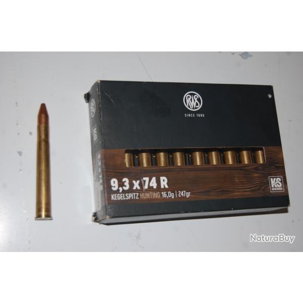 11 munitions 9.3x74 R / RWS / KS