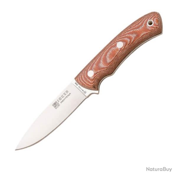 Couteau fixe Bushcraft Pantera Micarta marron