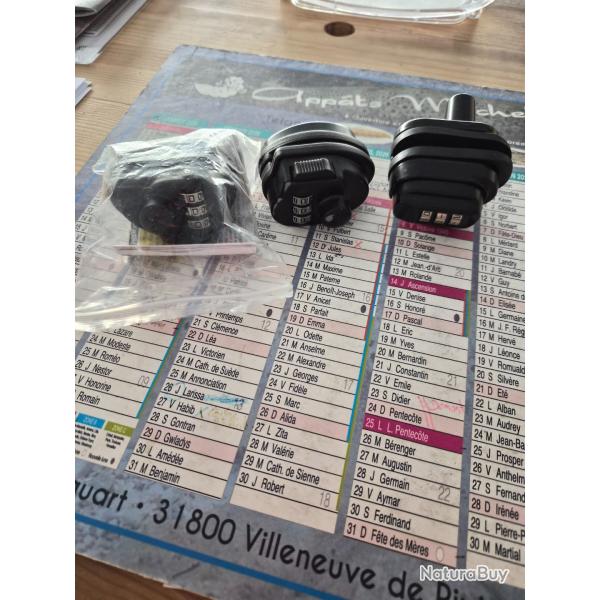lot de verrous de pontet � code