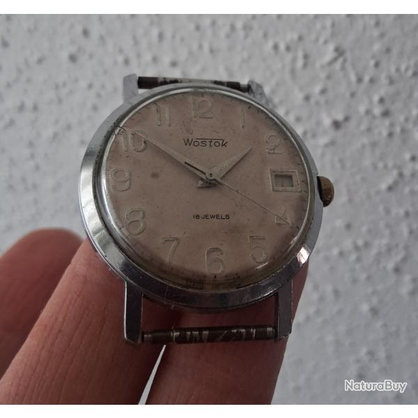 VOSTOK MONTRE M�CANIQUE ANCIENNE 18 RUBIS URSS CCCP ANN�ES 70s