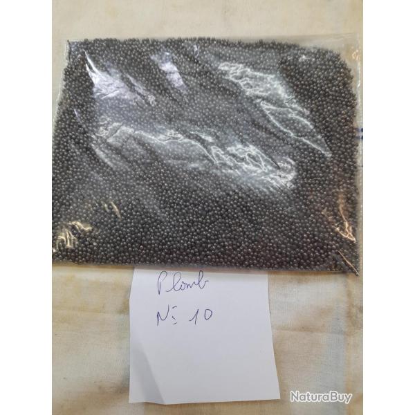1 Kg de plombs N� 10
