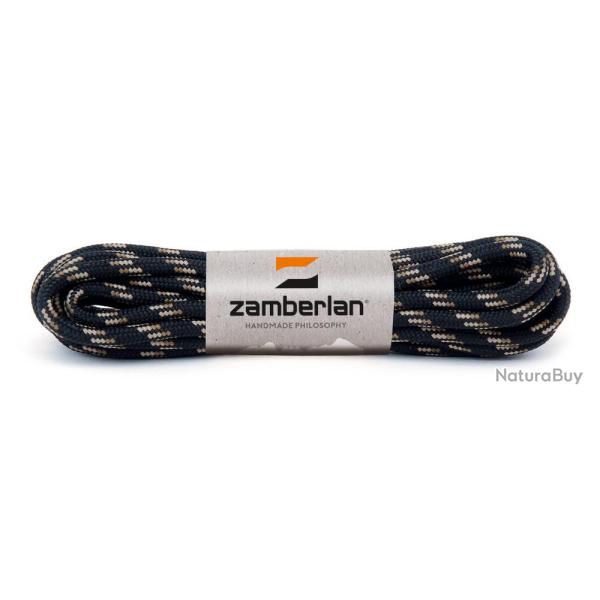 Lacets Zamberlan ronds noir-beige