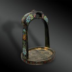 &Eacute;trier en bronze avec &eacute;mail cloisonn&eacute; - Chine - D&eacute;but du XIX&egrave;me si&egrave;cle