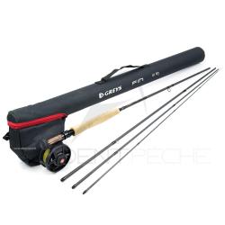 Canne &agrave; mouche GREYS Pack Fin Euro Nymph 10' soie 3