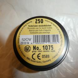 ARRIVAGE  amorces poudre noire RWS 1075