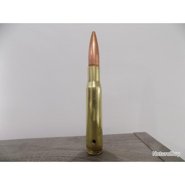 Cartouche calibre 12.7mm neutralis�e par per�age.