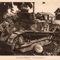 Carte Postale Bataille de Verdun Char d'Assaut Renault - N&deg;8235