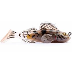 Leurre Souple Live Target Goby Paddle Tail Rigged 8,5cm 8,5cm 15g A l'unit&eacute; Brown Chartreuse