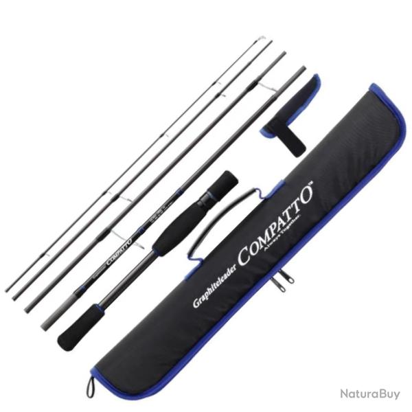Canne Voyage Graphiteleader Compatto Spinning 95g 5 Regular 52cm Max 20g 224cm
