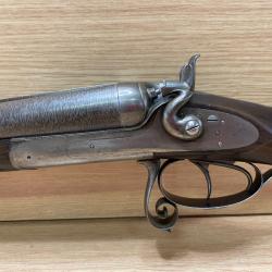 Fusil &agrave; Chien Magnifique Damas Calibre 16 Cat D Artisans Fran&ccedil;ais &agrave; 1� sans prix de r&eacute;serve !