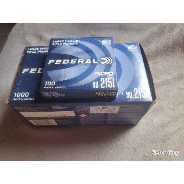 100 Amorces F�d�ral 215I Magnum