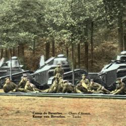 Camp de Beverloo. Chars d'Assaut. Kamp van Beverloo. - Tanks - N&deg;8242