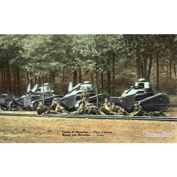 Camp de Beverloo. Chars d'Assaut. Kamp van Beverloo. - Tanks - N�8242