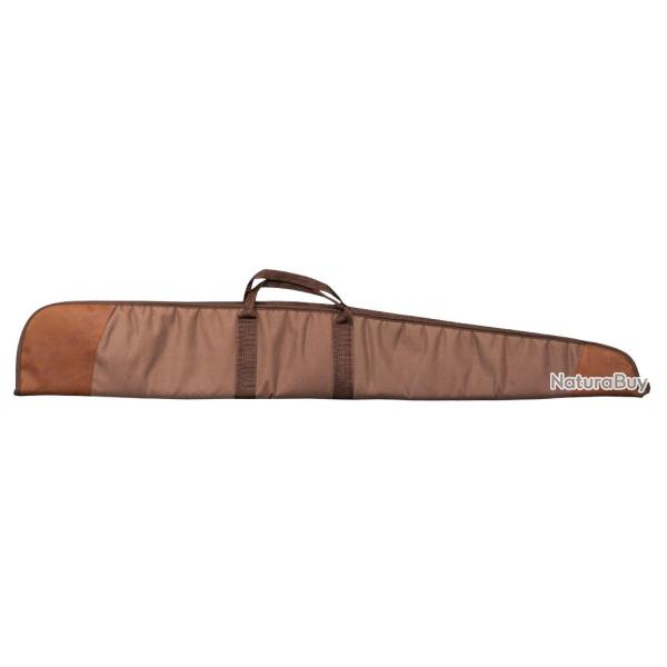 FOURREAU FUSIL TOILE MARRON ET CUIR