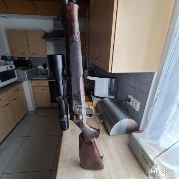 BLASER R93 PRESTIGE 300 WEATHERBY MAGNUM  MONTAGE AVEC LUNETTE ZEISS DIAVARI 2.5X10X50 T* CANON 65CM