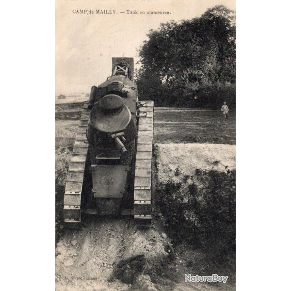 Carte postale ancienne d'un char d'assaut - N�8244