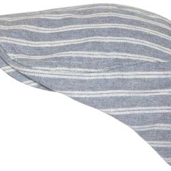 B&eacute;ret Casquette Ray&eacute;e Bleu Ciel et Blanche Style Marin en Coton Kaelig Taille unique Bleu