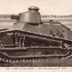 Carte Postale Char avec canon de 37 D. D. - N&deg;8246