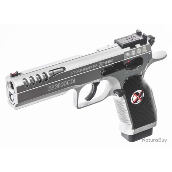 PISTOLET TANFOGLIO STOCK MASTER XTREME 9X19 CHROME