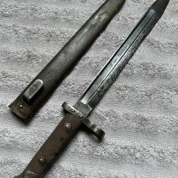 Ba&iuml;onnette allemande ersatz EB88 mod&egrave;le 1895 autrichien - WW1