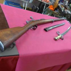 CHASSEPOT 1866 Cal.11mm avec ba&iuml;onnette et fourreau, Occasion
