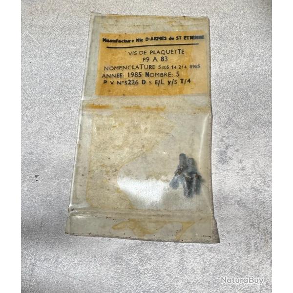 Lot de 5 vis de plaquette pour MAC50