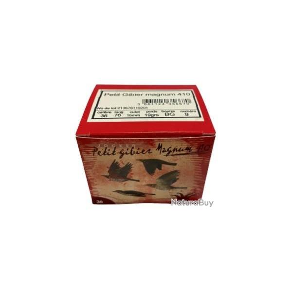 Cartouches JOCKER calibre 410 MAG (36/76) 19G BG n�7 x25
