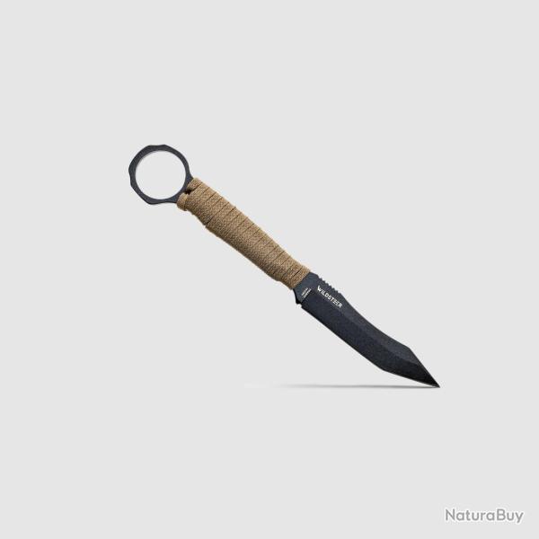 Couteau SCORPION Paracorde Noire Lame �poxy Noire