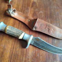 Couteau de chasse Skinner Edge Brand solingen vontage