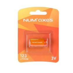 Num'Axes blister 1 pile CR123 A