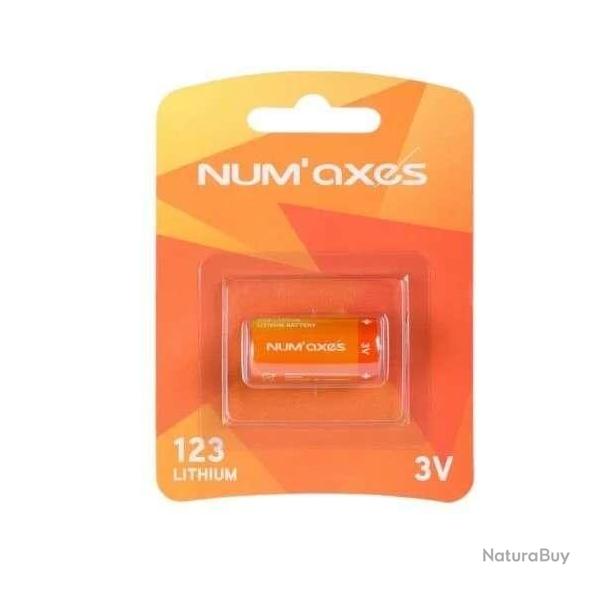 Num'Axes blister 1 pile CR123 A