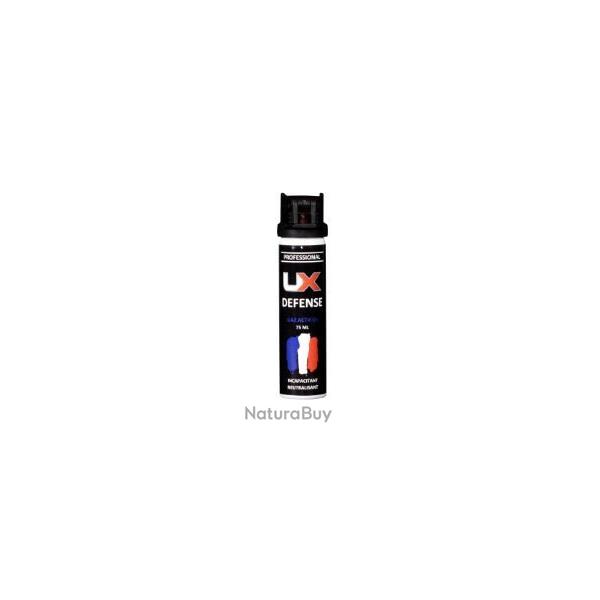 A�rosol bombe de defense UMAREX gaz cs 75ml capot clapet
