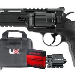 Pack pistolet UMAREX tornado co2 cal.4.5mm + laser + fourreau et CO2