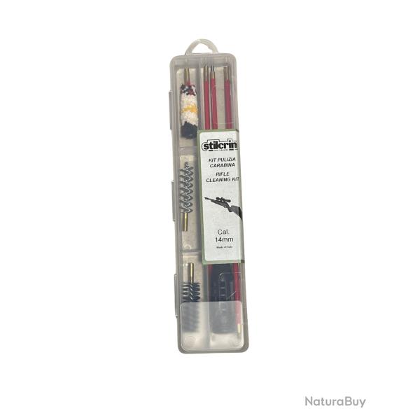 Kit baguette de nettoyage gain�e JANUEL carabine cal.14mm
