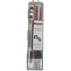 Kit baguette de nettoyage gain&eacute;e JANUEL carabine cal.12mm