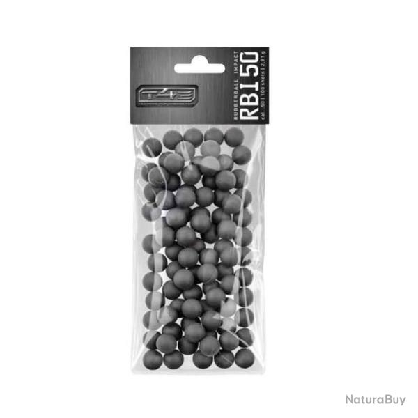 Sachet de 100 billes caoutchouc/m�tal en calibre 50