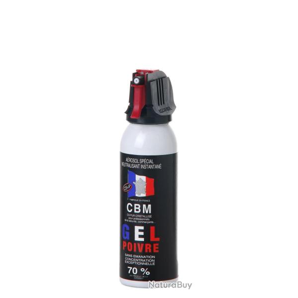 Bombe lacrymog�ne gel poivre 100mL CBM