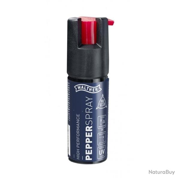 Bombe lacrymog�ne Poivre Walther - marquant UV - 16mL