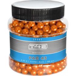 Pot de 500 billes paintball orange Umarex T4E - calibre 43