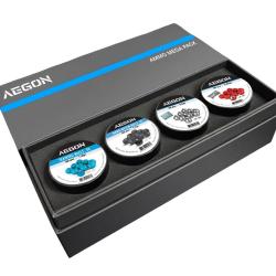 Coffret Ammo Mega Pack 200 balles T4E avec Titan, Full Metal, Hard Nylon et Trainning cal. 50