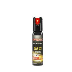 Bombe Lacrymog&egrave;ne Impact GAZ CS 25 ml VProtec Auto-D&eacute;fense