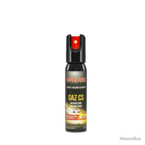 Bombe Lacrymog�ne Impact GAZ CS 25 ml VProtec Auto-D�fense